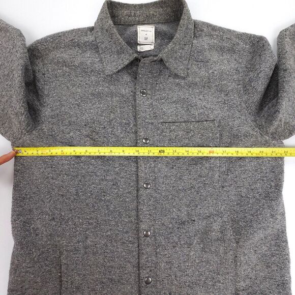 JOHN ELLIOTT Shirt Jacket Minimal Shacket Quiet Luxury 90s Streetwear Grunge Y2k - Picture 3 of 11